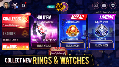Screenshot of the application Zynga Poker – Texas Holdem - #2