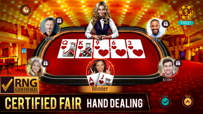 Screenshot of the application Zynga Poker – Texas Holdem - #5