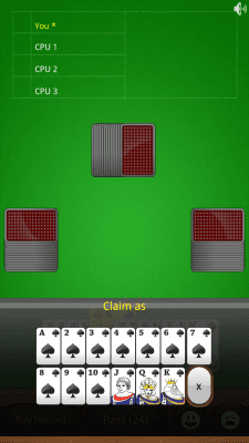 Screenshot of the application Bullsht Card Game - #3