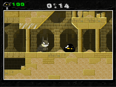 Screenshot of the application Gish - #4