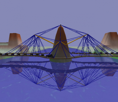 Screenshot of the application Bridge Construction Set - #1