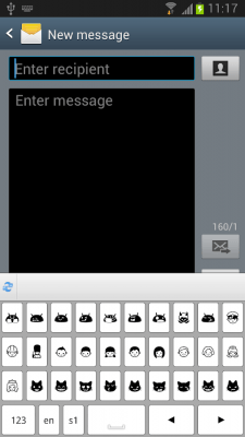 Screenshot of the application Character Keyboard & TextArt - #6