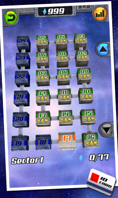 Screenshot of the application Space Labyrinth - #5