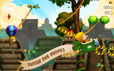 Screenshot of the application Benji Bananas - #6