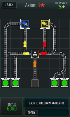 Screenshot of the application Trainyard Express - #3
