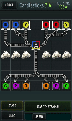 Screenshot of the application Trainyard Express - #4