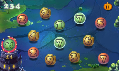 Screenshot of the application Math Magic - #3