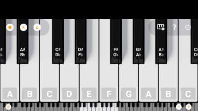 Screenshot of the application Mini Piano Lite - #2