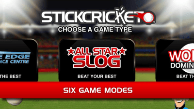 Screenshot of the application Stick Cricket - #4