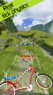 Screenshot of the application Touchgrind BMX - #2