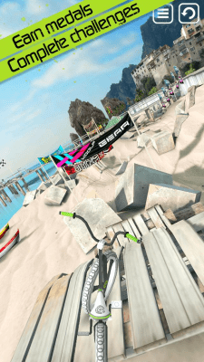 Screenshot of the application Touchgrind BMX - #4