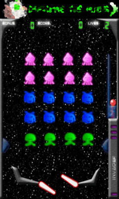 Screenshot of the application Pinball - #2