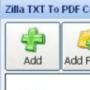 Download Zilla TXT To PDF Converter