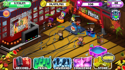Screenshot of the application Band Stars - #2