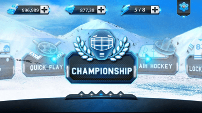 Screenshot of the application Ice Hockey 3D - #4