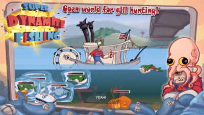 Screenshot of the application Super Dynamite Fishing - #2