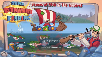 Screenshot of the application Super Dynamite Fishing - #3