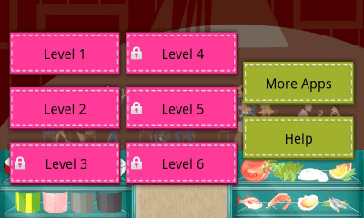 Screenshot of the application Sushi Bar - #2