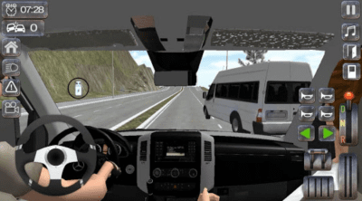 Screenshot of the application Minibus Sprinter Passenger Game 2019 - #5