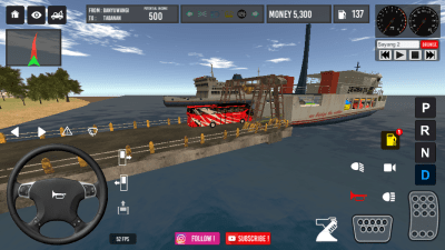 Screenshot of the application IDBS Bus Simulator - #5