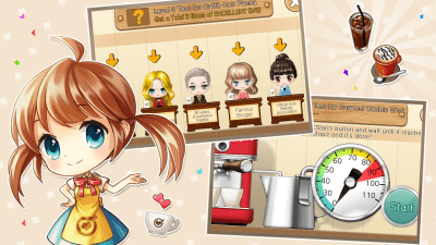 Screenshot of the application LINE I Love Coffee - #3