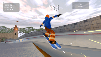 Screenshot of the application Crazy Snowboard - #5