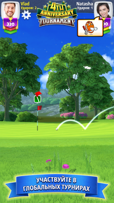 Screenshot of the application Golf Clash - #4