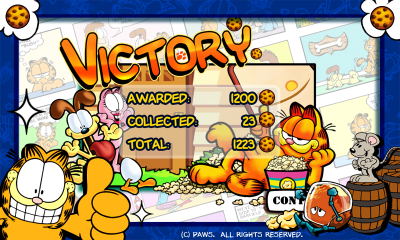 Screenshot of the application Garfields Defense - #5