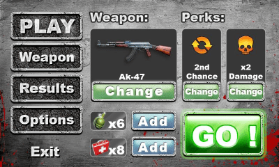 Screenshot of the application Zombie Apocalypse 3D - #2