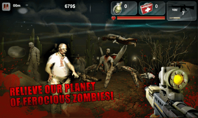 Screenshot of the application Zombie Apocalypse 3D - #4