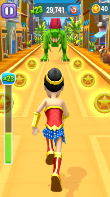 Screenshot of the application Angry Gran Run - #6