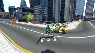 Screenshot of the application Rope Frog Ninja Hero - Strange Gangster Vegas - #2