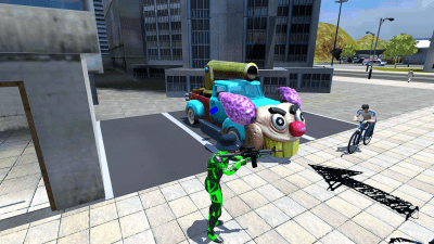 Screenshot of the application Rope Frog Ninja Hero - Strange Gangster Vegas - #7