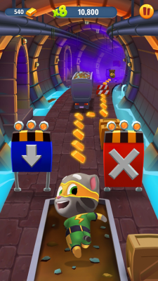 Screenshot of the application Talking Tom: Running for Gold - #3