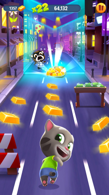 Screenshot of the application Talking Tom: Running for Gold - #5
