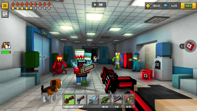 Screenshot of the application Pixel Gun 3D: Battle Royale - #4