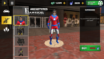 Screenshot of the application Rope Hero: Vice Town - #3