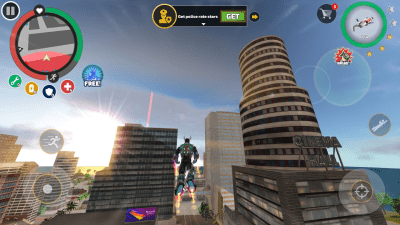 Screenshot of the application Rope Hero: Vice Town - #8