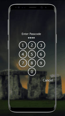 Screenshot of the application Pin Lock screen - #8