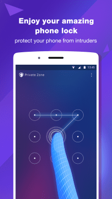 Screenshot of the application Private Zone - #5