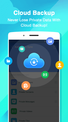 Screenshot of the application Private Zone - #8