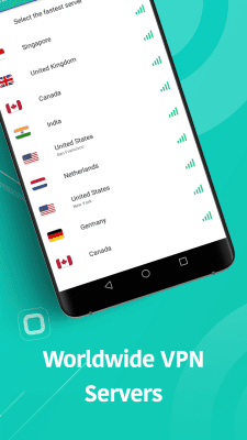 Screenshot of the application VPN Master - #2
