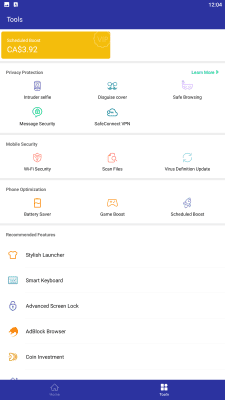 Screenshot of the application Security Master - #3