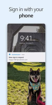 Screenshot of the application Microsoft Authenticator - #2