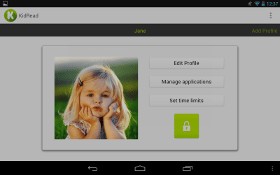Screenshot of the application KidRead: parental control - #4