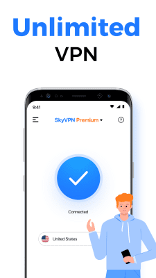 Screenshot of the application SkyVPN - #4