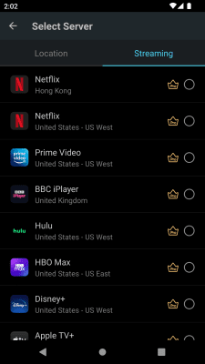 Screenshot of the application Secure VPN - #4