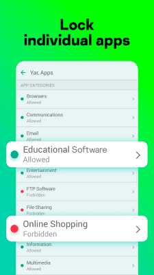 Screenshot of the application SafeKids Parental Control - #3