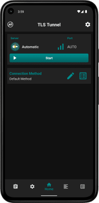 Screenshot of the application TLS Tunnel - #3