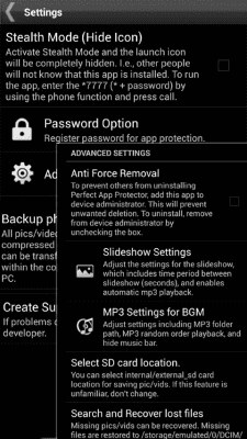 Screenshot of the application Gallery Lock (Hide pictures) - #6